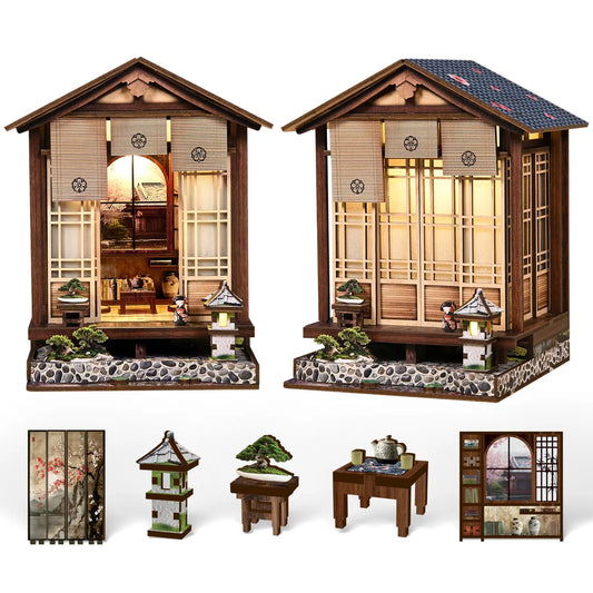 Pixie Curio DIY Miniature  Kit (Moss Lantern Tea Garden) pixieCurio