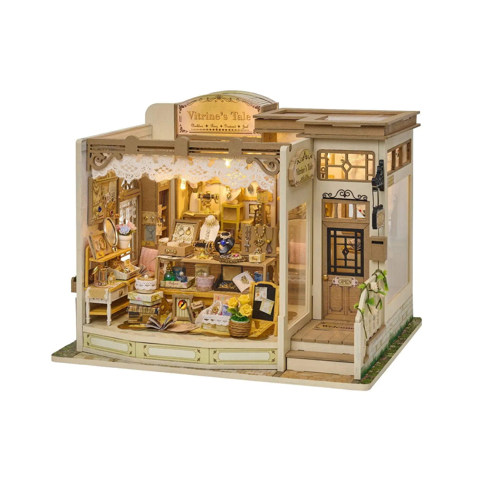 Pixie Curio Treasures Secret Jewelry Shop Miniature Kit pixieCurio