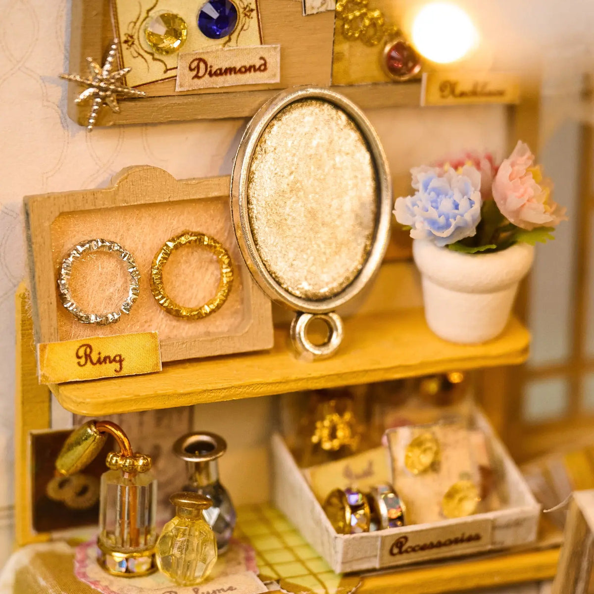 A Jewelry Corner Filled with Warmth and Tiny Luxury