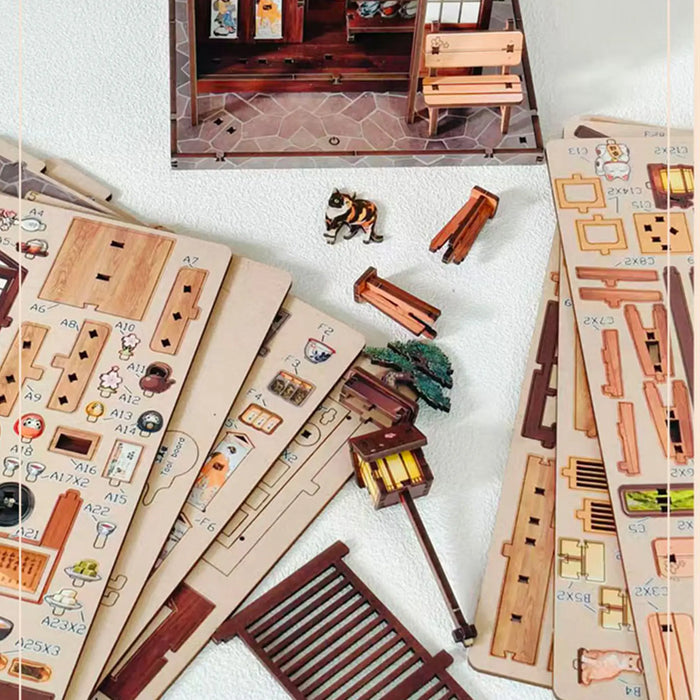 Pixie Curio DIY Miniature House Kit (Sakura Tea House)