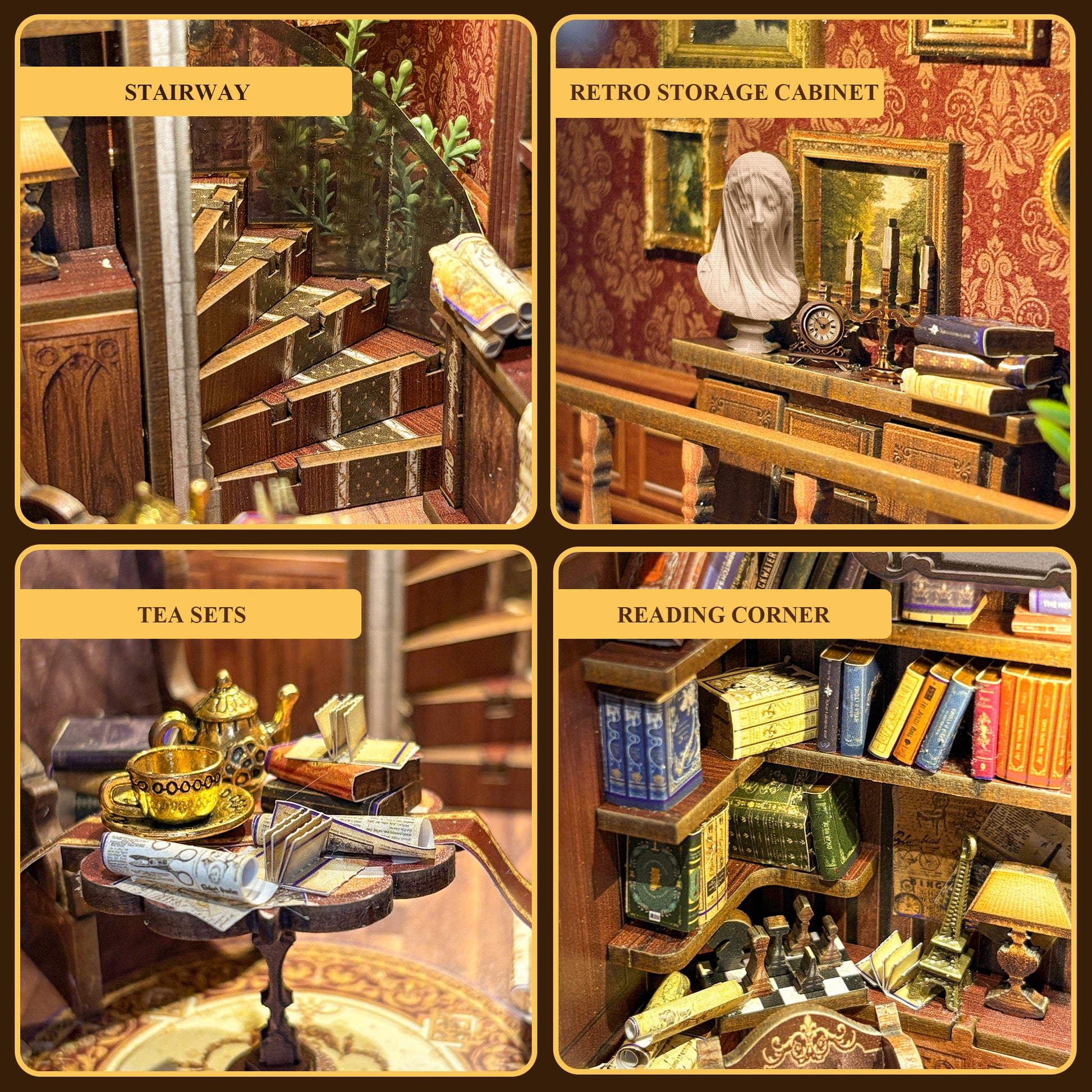 Timeworn Library pixieCurio
