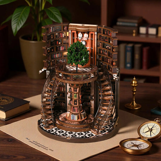 Pixie Curio DIY Book Nook Kit (Tree of Wisdom Library) pixieCurio