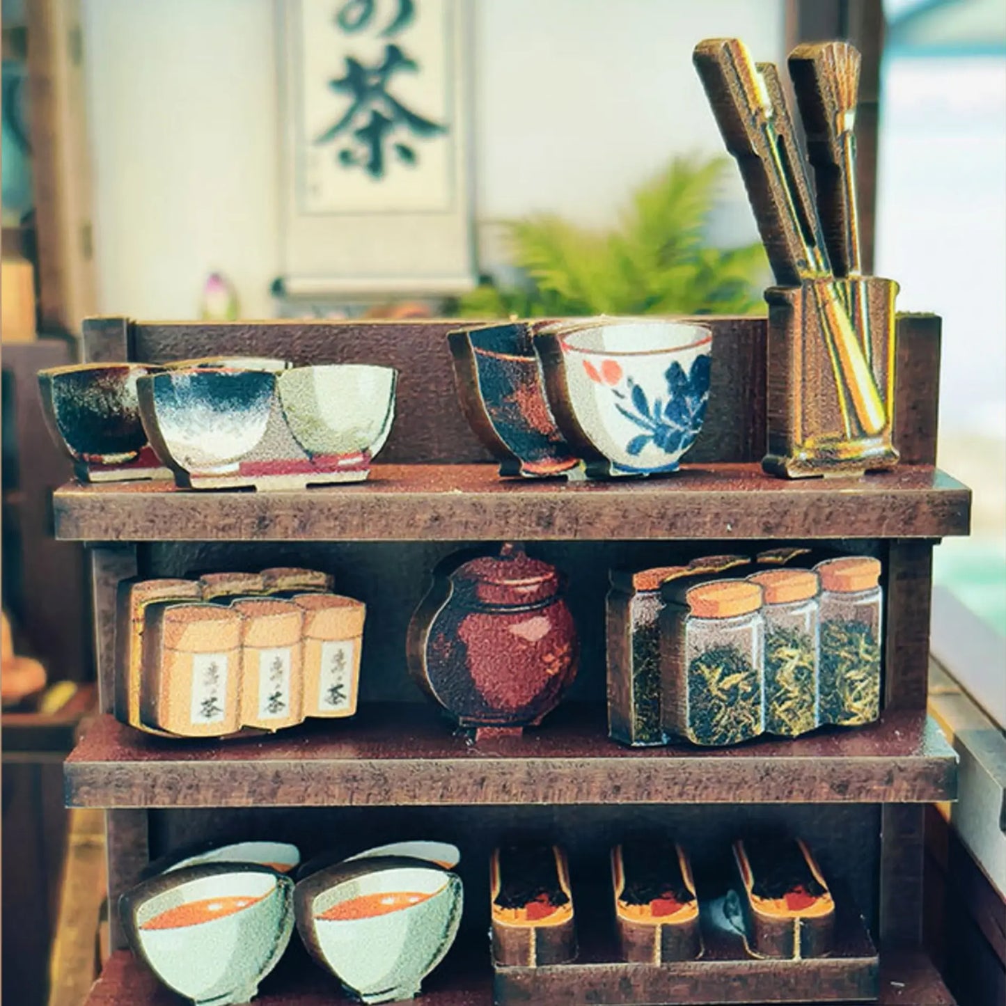 Pixie Curio DIY Miniature House Kit (Sakura Tea House) pixieCurio