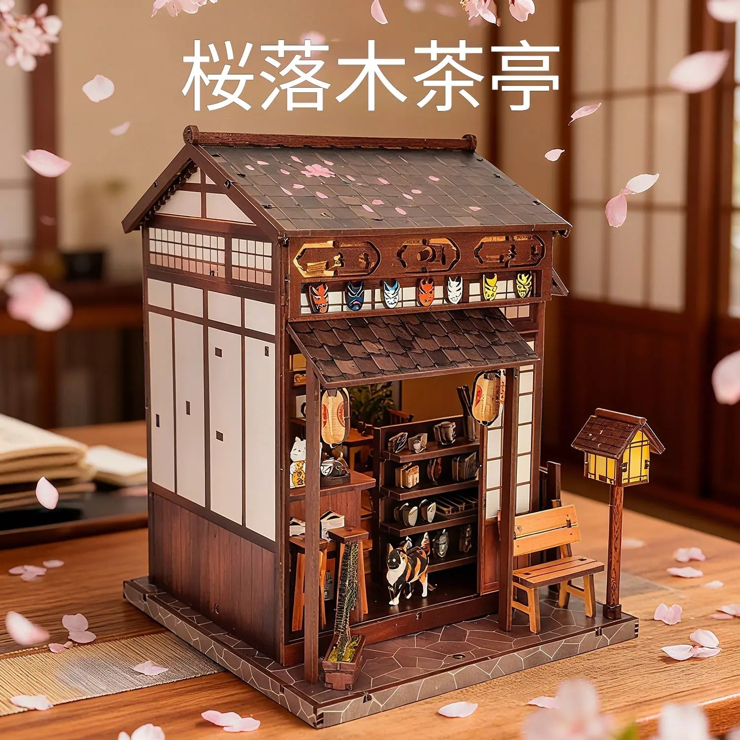 Pixie Curio DIY Miniature House Kit (Sakura Tea House) pixieCurio