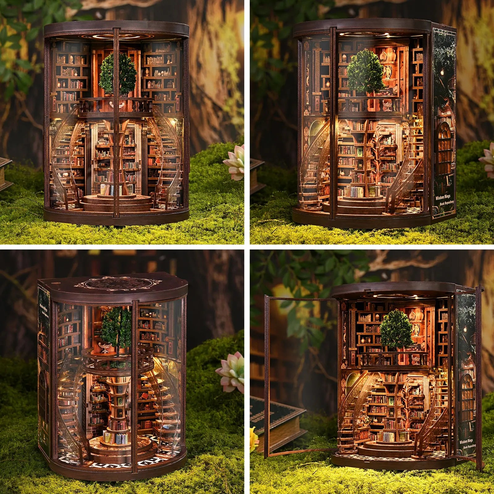 Pixie Curio DIY Book Nook Kit (Tree of Wisdom Library) pixieCurio