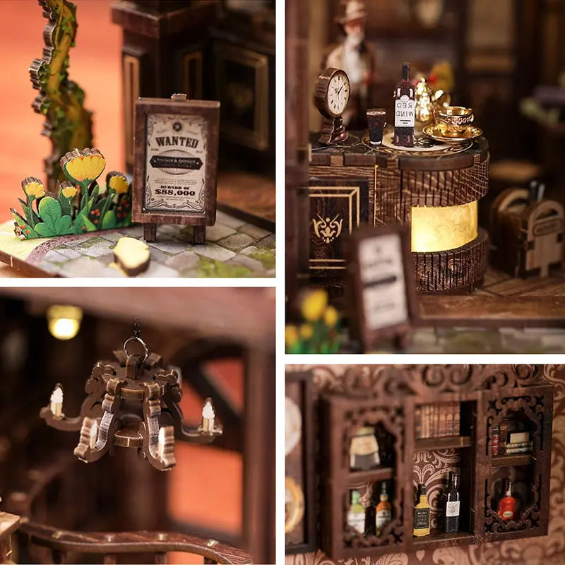 Pixie Curio DIY Book Nook Kit (Serenity Coffee House) pixieCurio