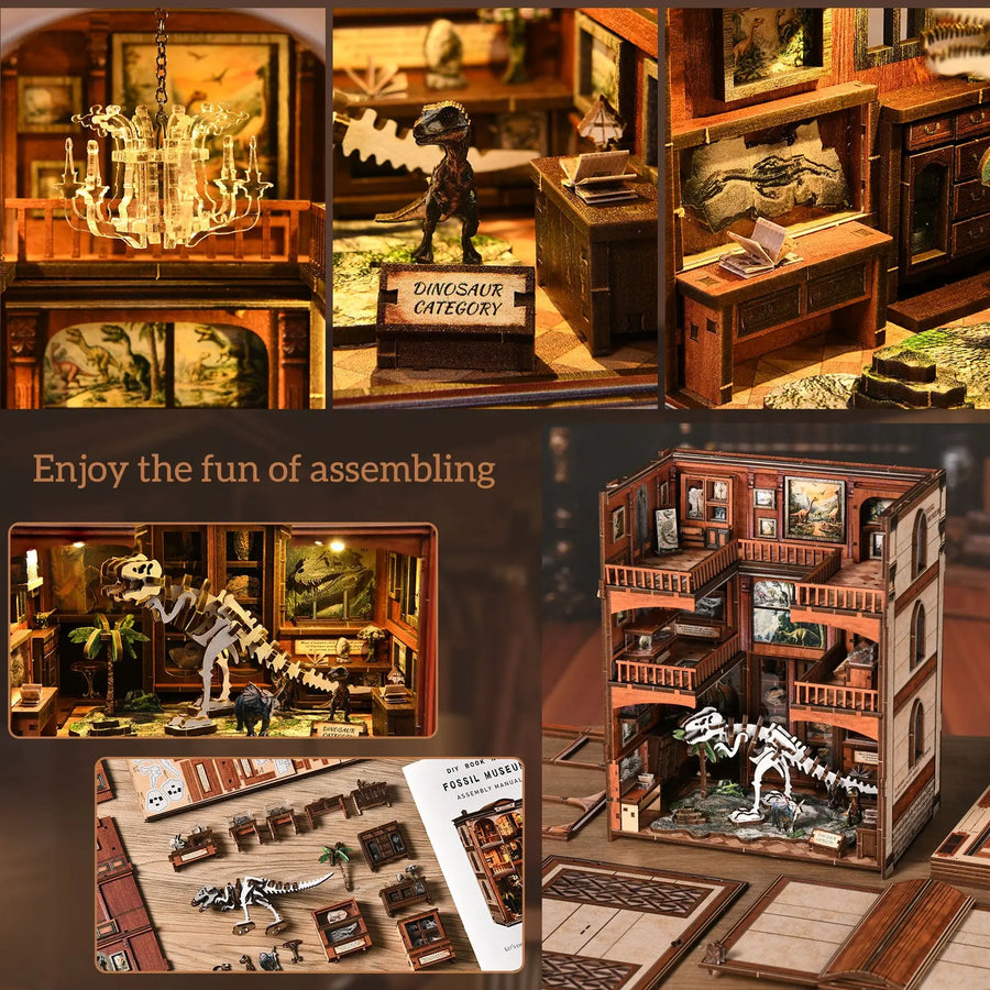 Fossil Museum DIY Book Nook Kit