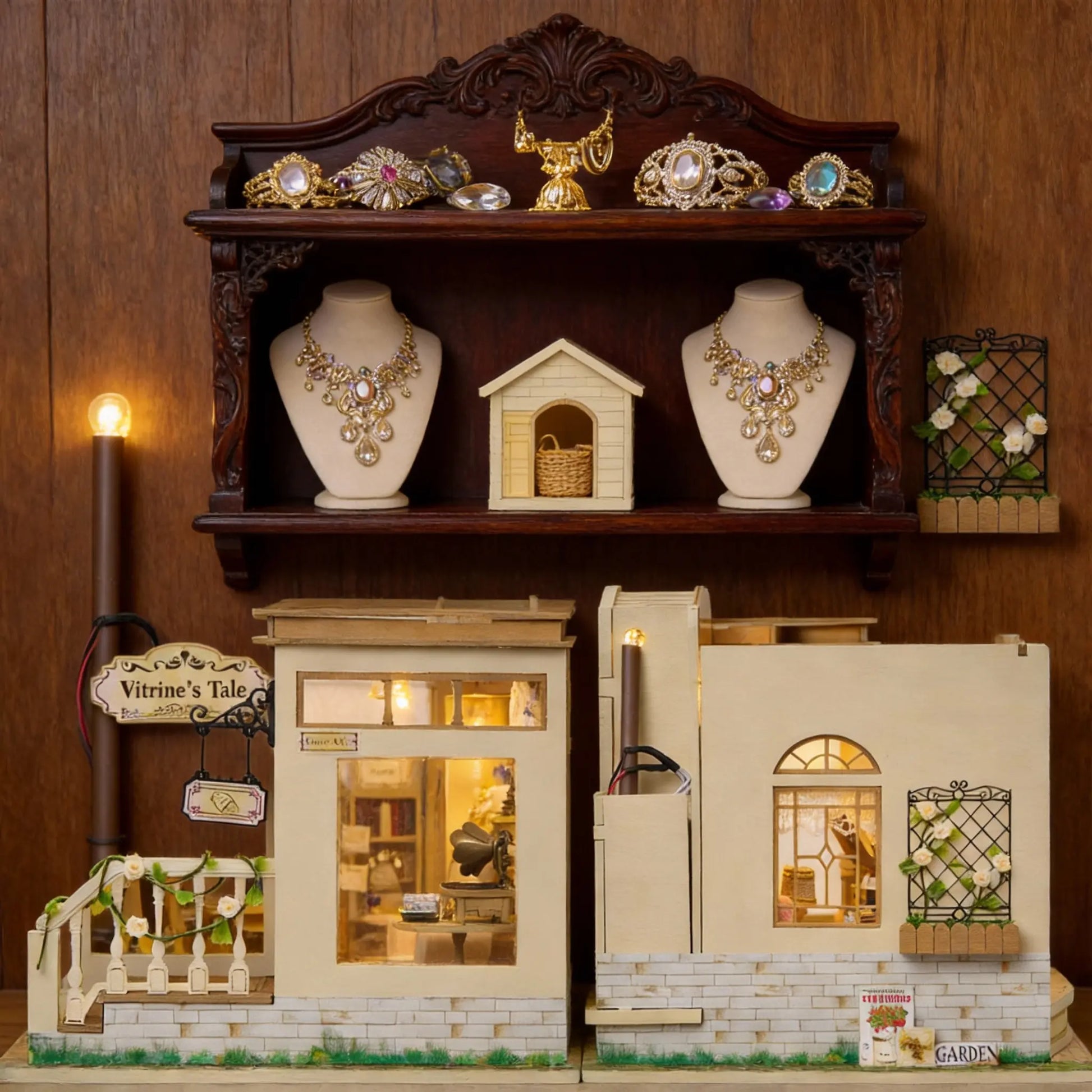 Pixie Curio Treasures Secret Jewelry Shop Miniature Kit pixieCurio