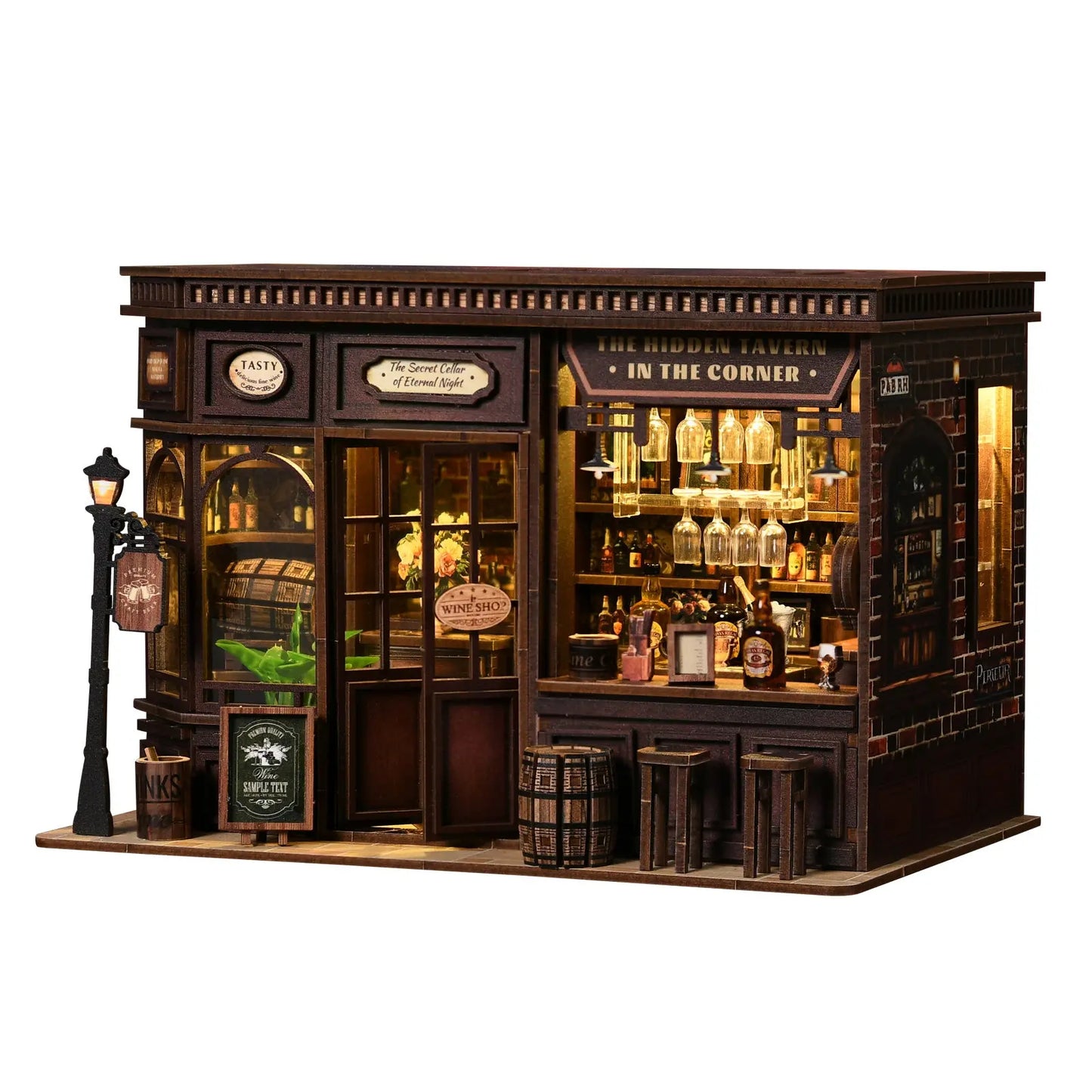 Pixie Curio DIY Miniature Kit (Corner Tavern) pixieCurio