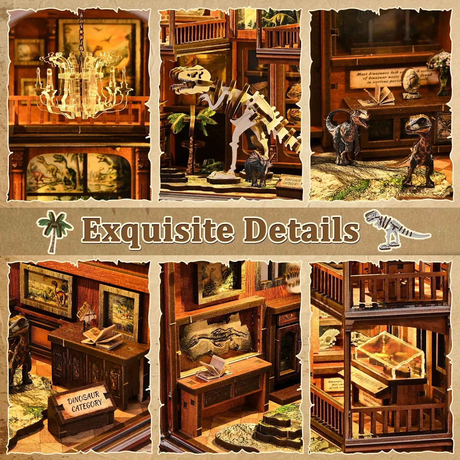 Pixie Curio DIY Book Nook Kit (Fossil Museum) pixieCurio