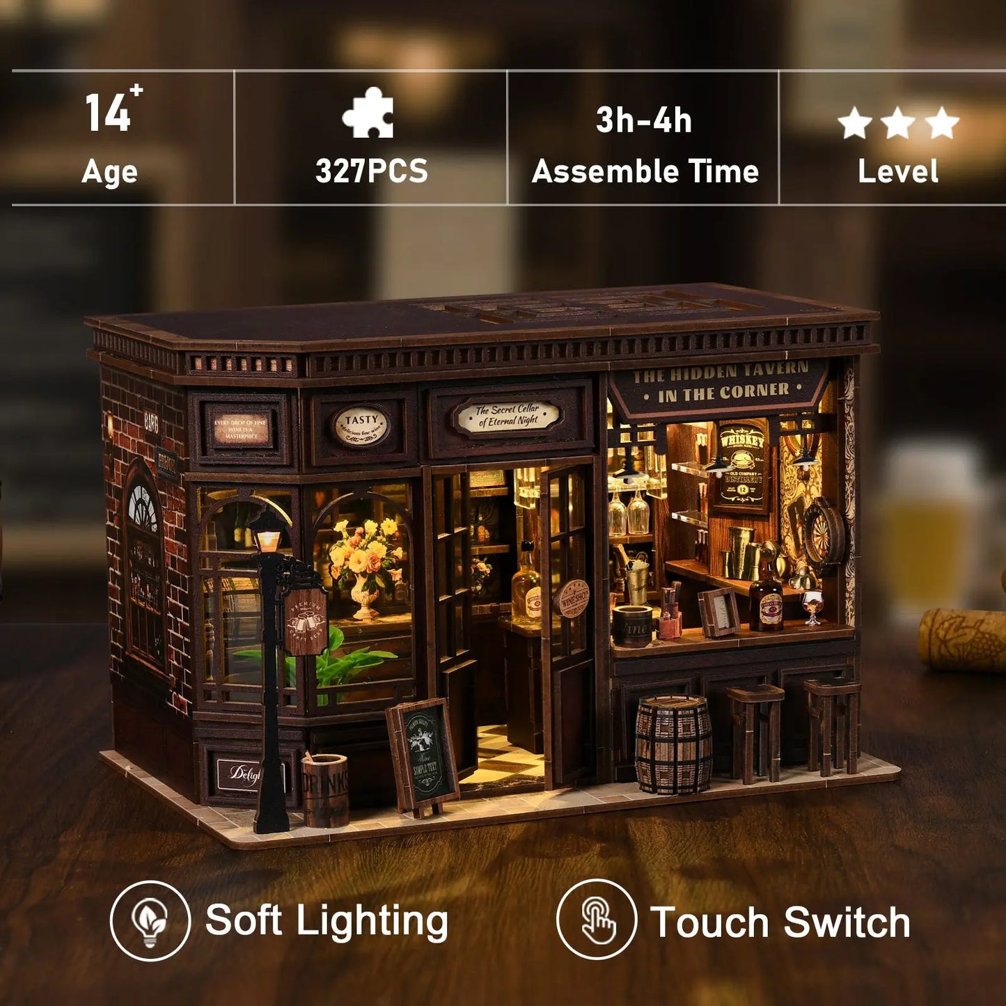 Pixie Curio DIY Miniature Kit (Corner Tavern) pixieCurio