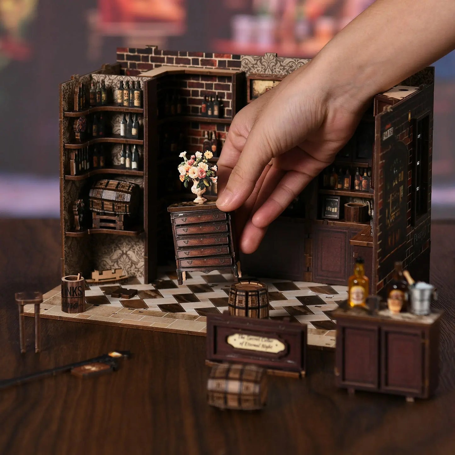 Pixie Curio DIY Miniature Kit (Corner Tavern) pixieCurio