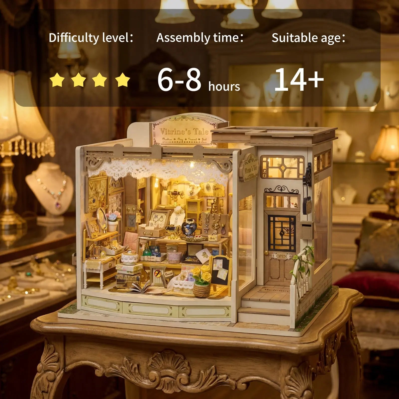 Pixie Curio Treasures Secret Jewelry Shop Miniature Kit pixieCurio