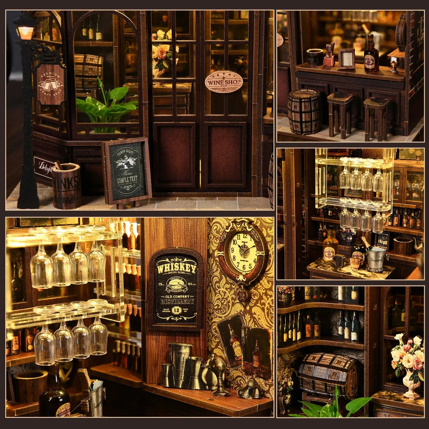 Pixie Curio DIY Miniature Kit (Corner Tavern) pixieCurio