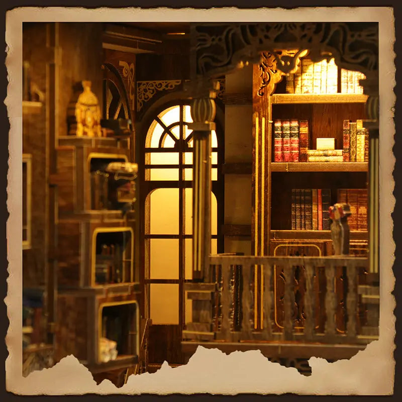 Pixie Curio DIY Book Nook Kit (Antique Book Collection Room) pixieCurio